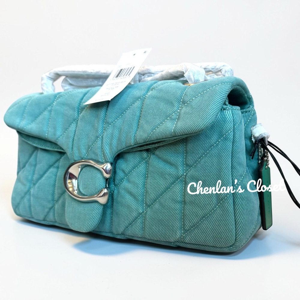 NWT Coach Denim Tabby Quilted 26 Convertible Shoulder Bag - Picture 7 of 16